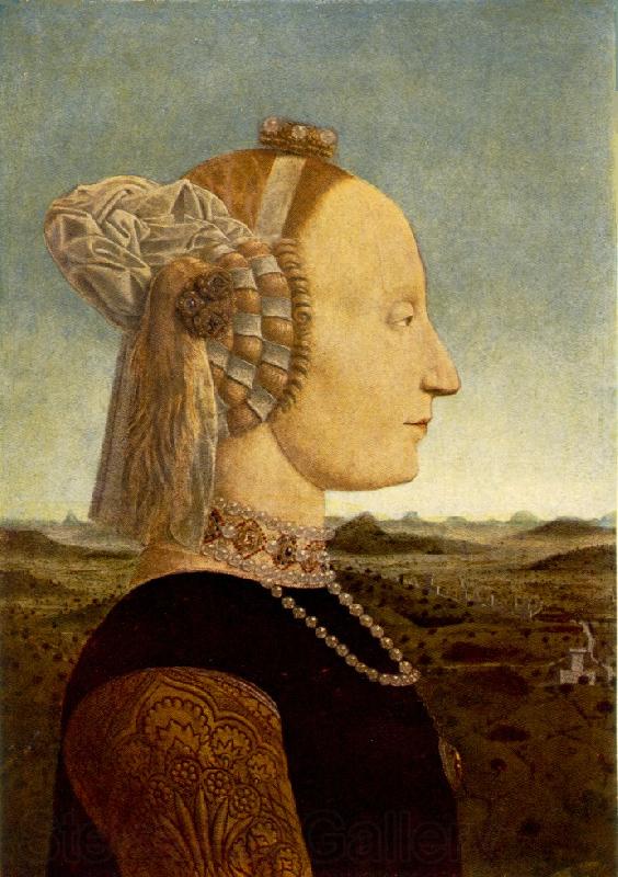 Piero della Francesca Portrait of Battista Sforza France oil painting art